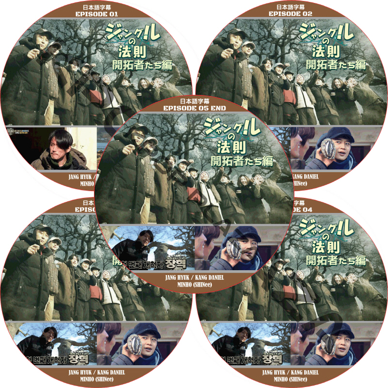 ジャングルの法則 開拓者達編 (EP01-EP05 #5枚セット) 日本語字幕  [K-POP DVD]の画像
