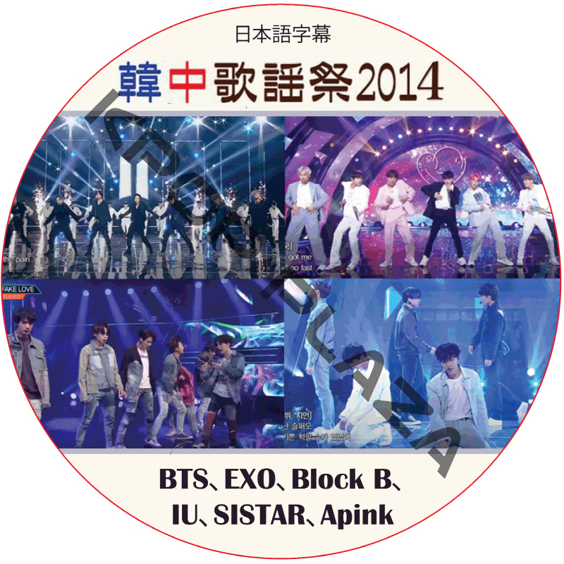 2014 韓中歌謡祭 (2014.11.26) 日本語字幕 / BTS、EXO、Block B、IU、SISTAR、Apink、ORANGE CARAMEL [K-POP DVD]の画像