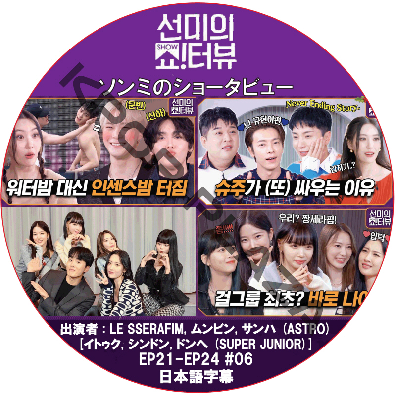 ソンミのショータビュー (EP21-EP24 #06)  [K-POP DVD]の画像