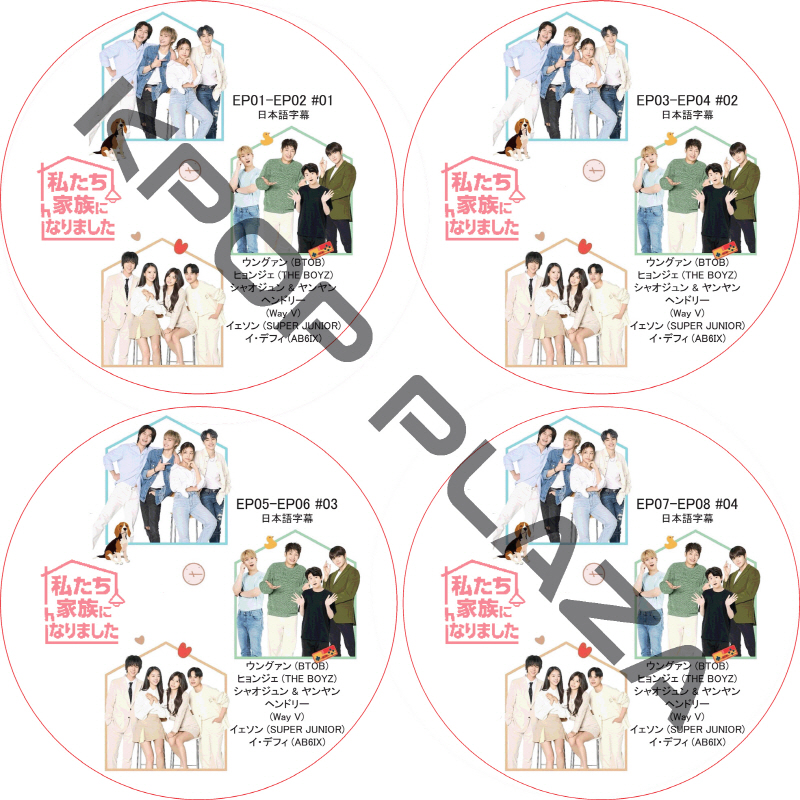 私たち家族になりました (EP01-EP08 完結 #4枚セット) 日本語字幕  [K-POP DVD]の画像