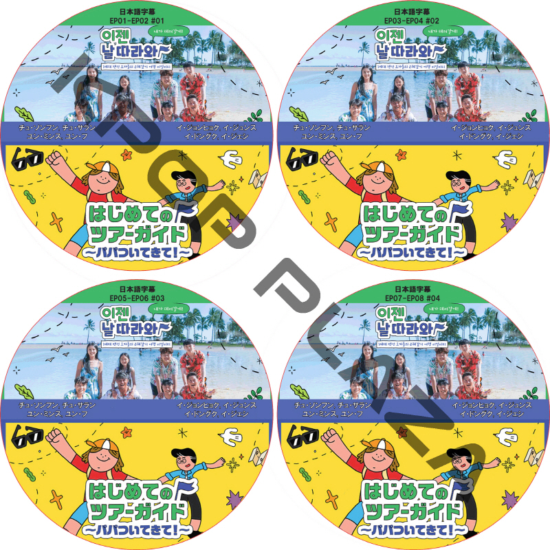 はじめてのツアーガイド パパついてきて (EP01-EP08 #4枚セット) 日本語字幕  [K-POP DVD]の画像