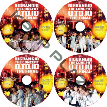 BIGBANG 10 THE CONCERT 0.TO.10 THE FINAL KYOCERA DOME (4枚セット) / ビックバン [K-POP DVD]の画像