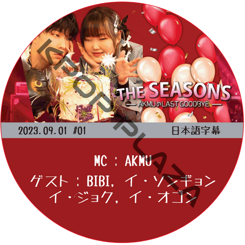 THE SEASONS AKMUのLAST GOODBYE (2023.09.01 #01) 日本語字幕  [K-POP DVD]の画像