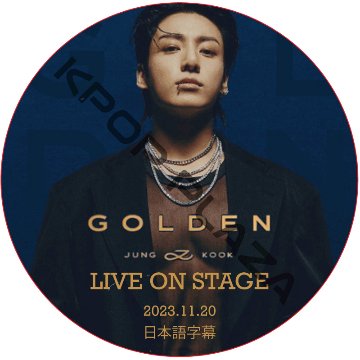 BTS JungKook Golden Live On Stage (2023.11.20) 日本語字幕 / 防弾少年団 バンタン JUNGKOOK ジョングク [K-POP DVD]画像