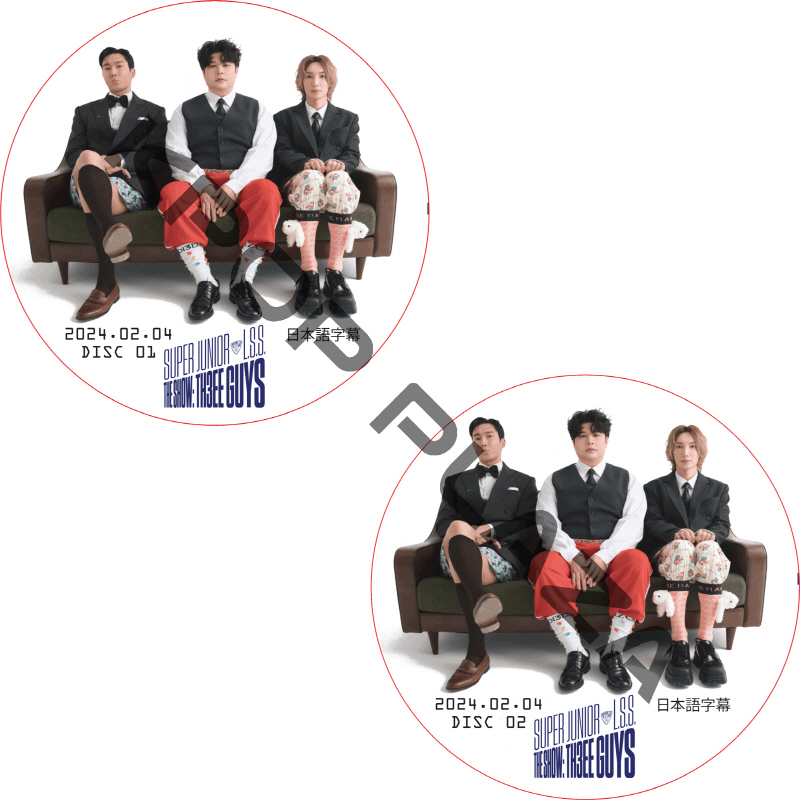 SUPER JUNIOR-L.S.S. THE SHOW : Th3ee Guys (2024.02.04 #2枚セット) 日本語字幕  [K-POP DVD]の画像
