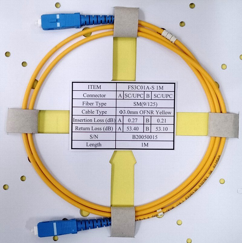 光ネットワーク 接続コード １ｍ LAN、CATV 家庭内の光通信ＯＮＵの接続に画像