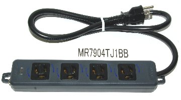MR7904TJ1BB 4個口抜け止め1mコード付き黒 17本他　(有)ビビッド様専用商品ページの画像