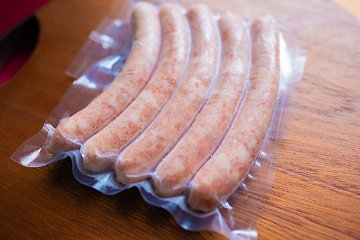 手作りタイプ生ソーセージの画像