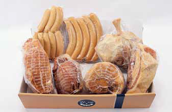 G06-無塩せきブロックハム・ソーセージプレミアムセット【送料込み】の画像