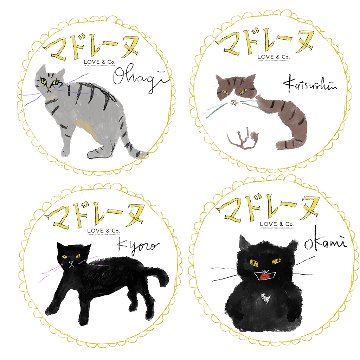 【動物愛護週間特集】ラブコCATS ALL STAR マドレーヌとコーヒーのギフト画像