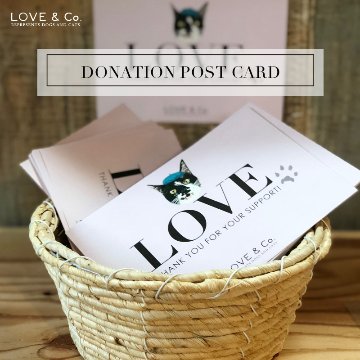 DONATION CARD（寄付つきカード）画像