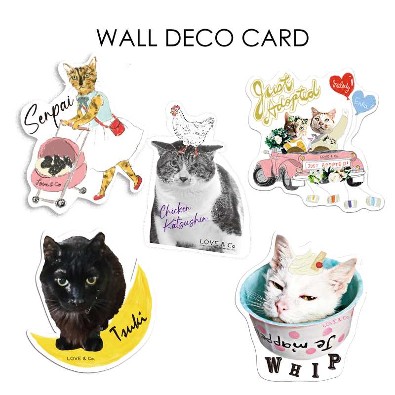 ラブコCATS WALL DECO CARD画像