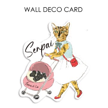 ラブコCATS WALL DECO CARD画像