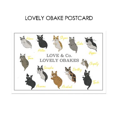 LOVELY OBAKE POST CARD画像
