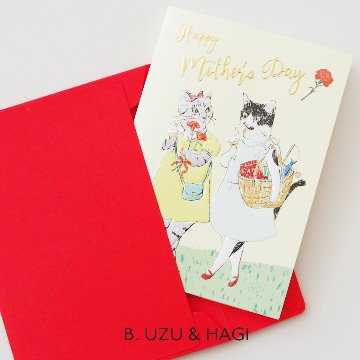 ラブコCATS ミニグリーティングカード HAPPY MOTHER'S DAY画像