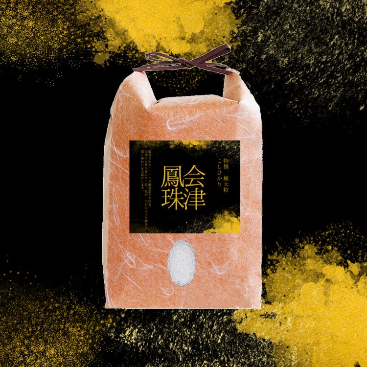 会津鳳珠　極大粒コシヒカリ　1kg　10個セット　R7年産の画像