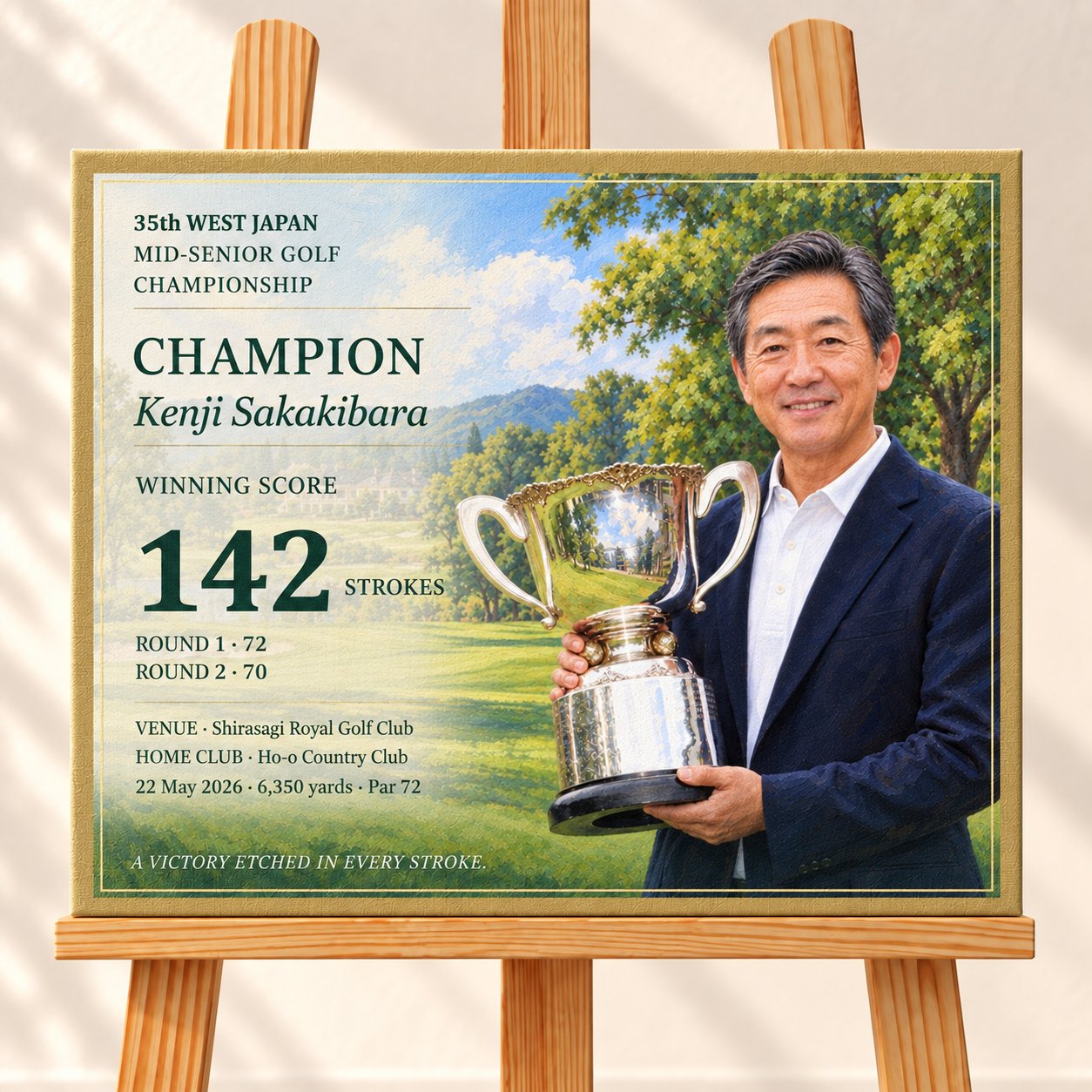GOLF LEGACY ART キャンバスの画像