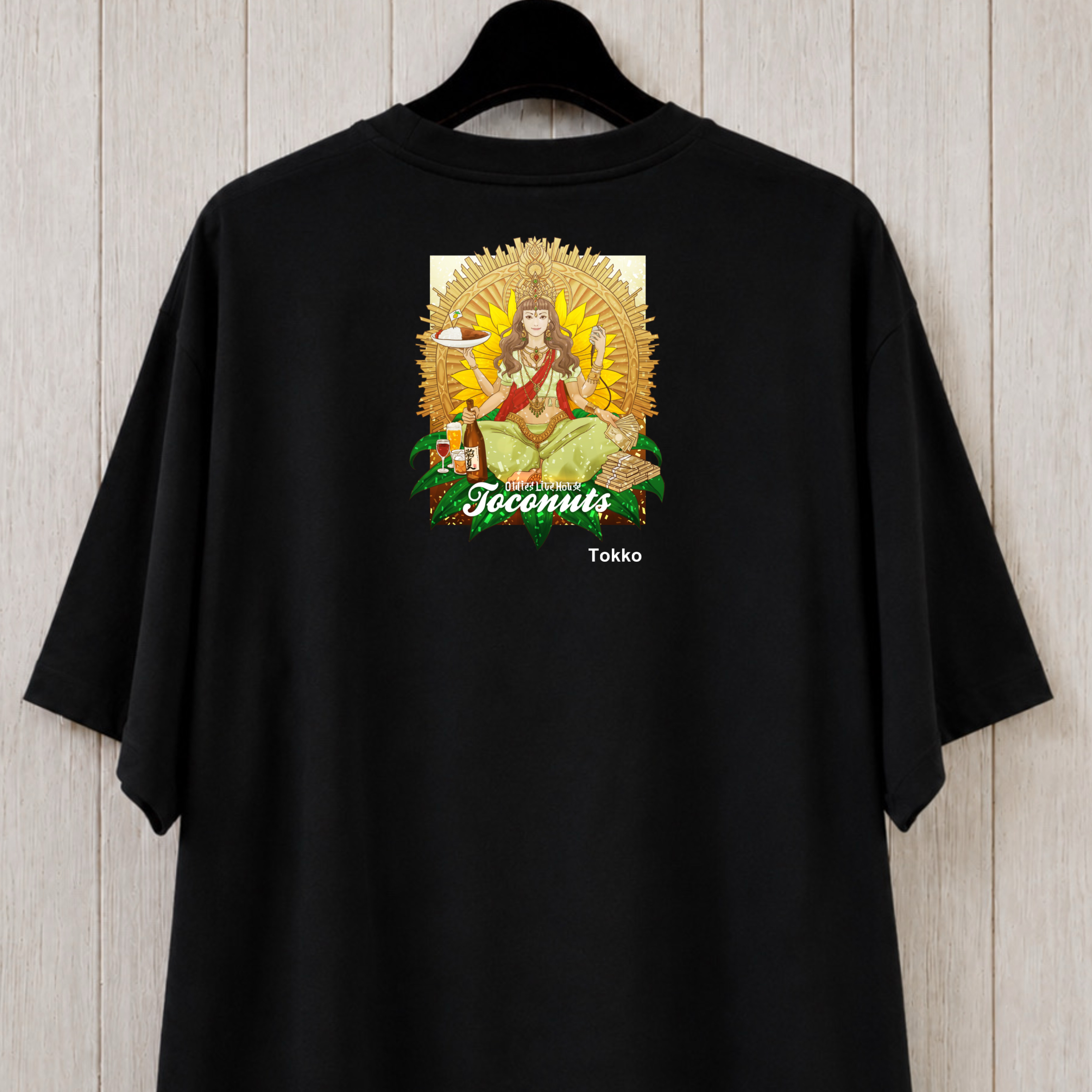 Toconuts公式グッズ｜T101 ゴールデン・ガッデス Tシャツの画像