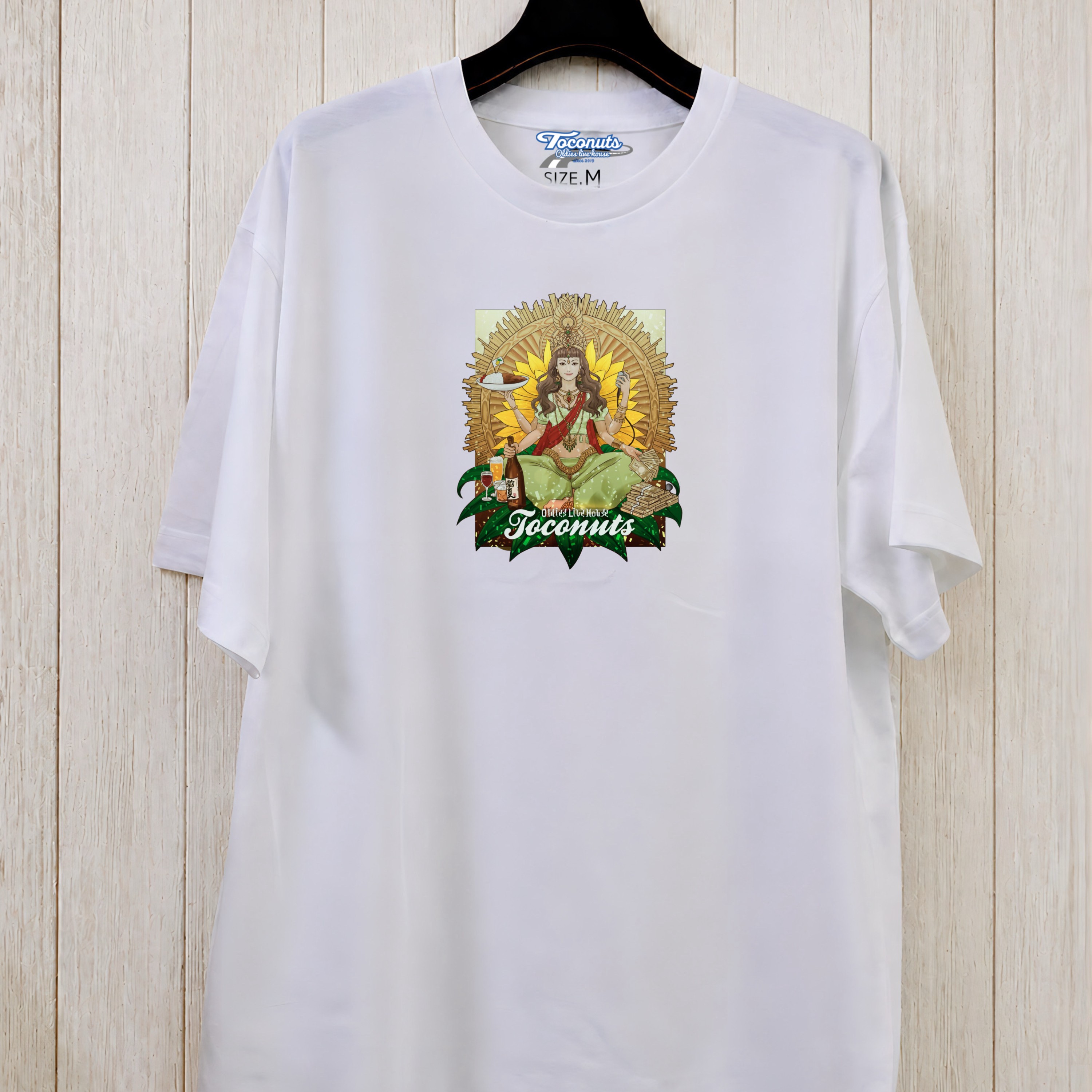 Toconuts公式グッズ｜T101 ゴールデン・ガッデス Tシャツの画像