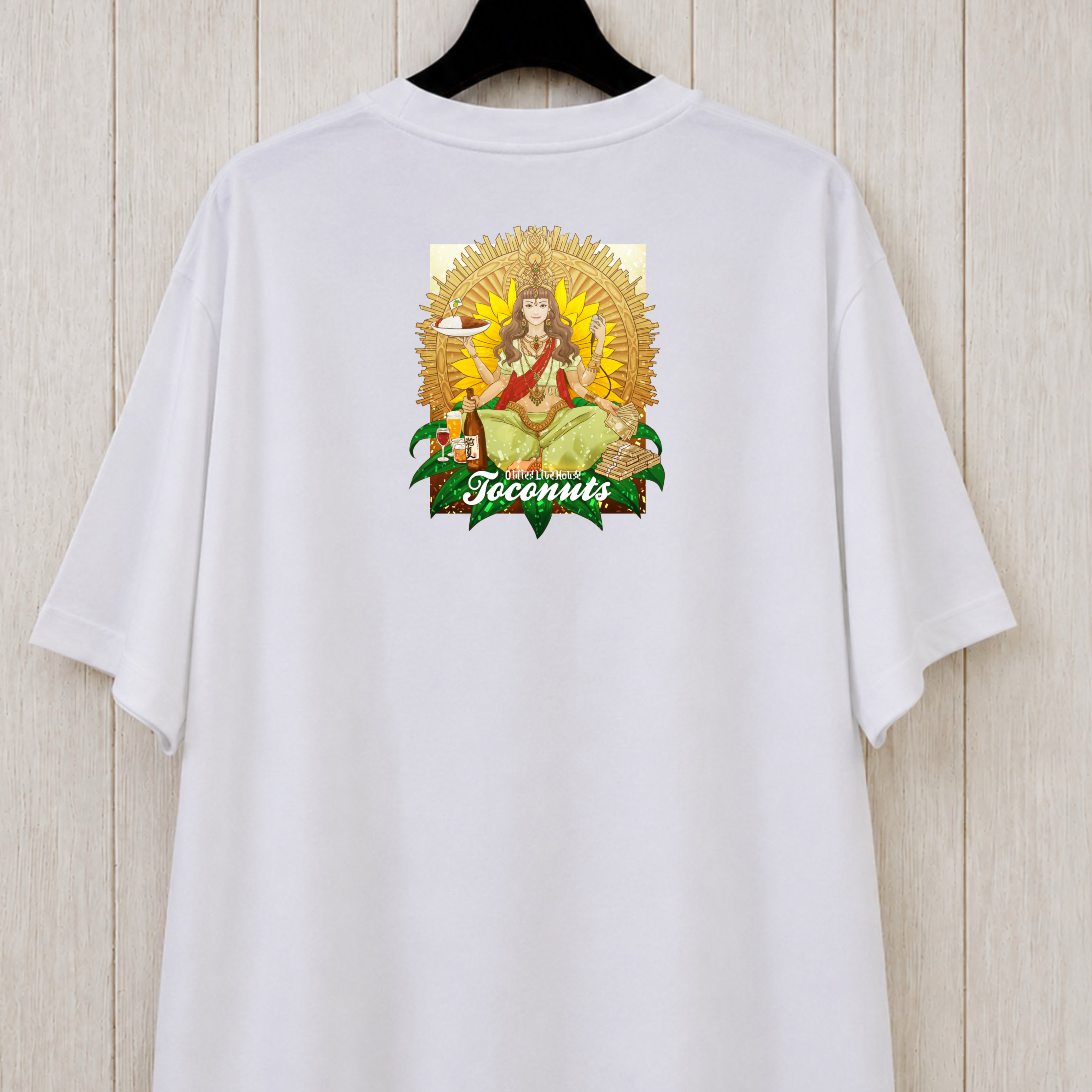 Toconuts公式グッズ｜T101 ゴールデン・ガッデス Tシャツの画像