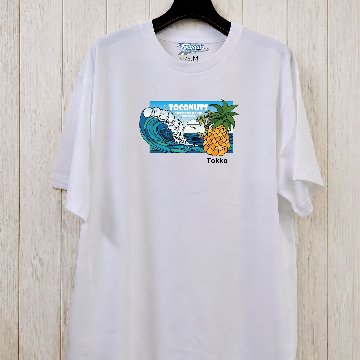 Toconuts公式グッズ｜T102 パイナップル・ウェーブ Tシャツの画像