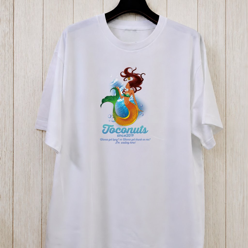 Toconuts公式グッズ｜T105 シンギング・マーメイド Tシャツの画像
