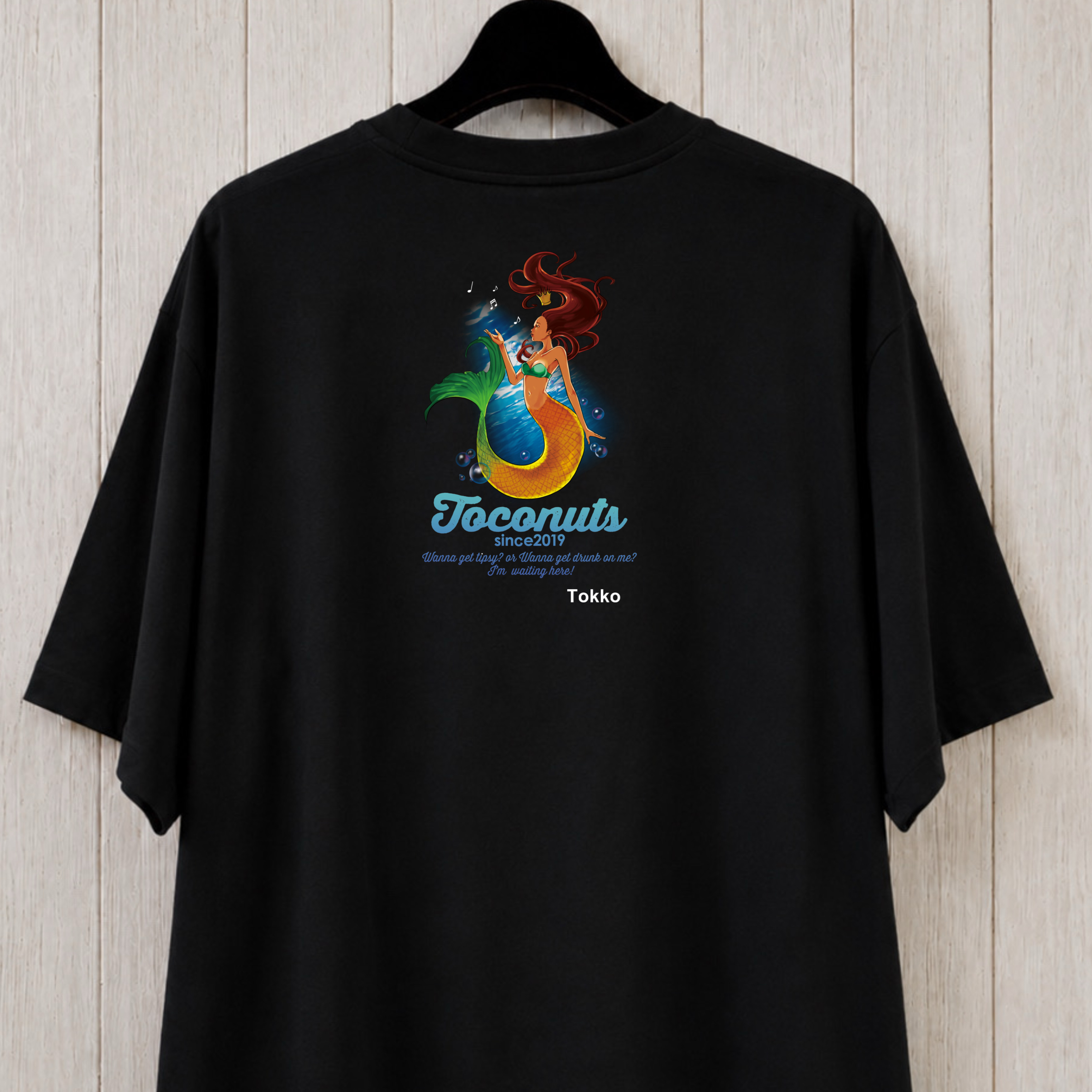 Toconuts公式グッズ｜T105 シンギング・マーメイド Tシャツの画像