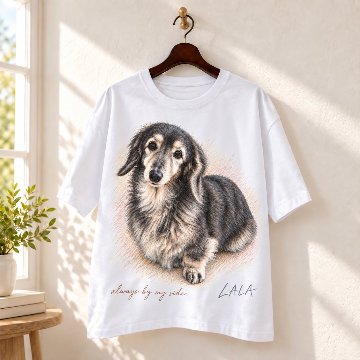 PETPORTRAIT ボックスシルエット ビッグTシャツの画像