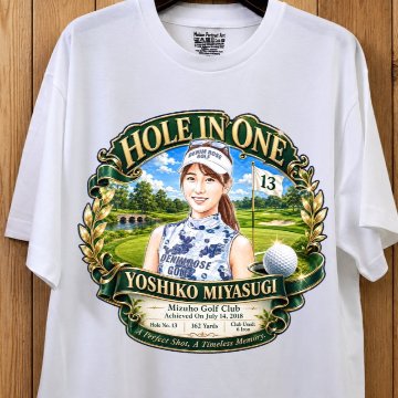 GOLF LEGACY ART Tシャツ｜ホールインワン記念の画像