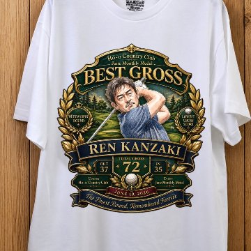 GOLF LEGACY ART Tシャツ｜ベスグロ記念の画像