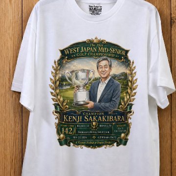 GOLF LEGACY ART Tシャツ｜優勝記念の画像