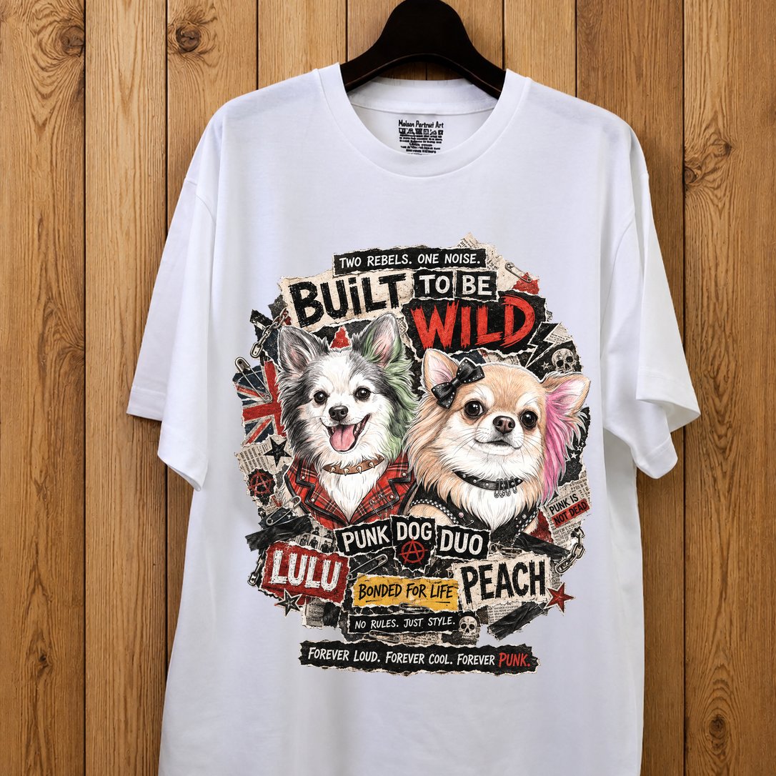 うちの子ステージアート Tシャツ｜パンク ペアの画像