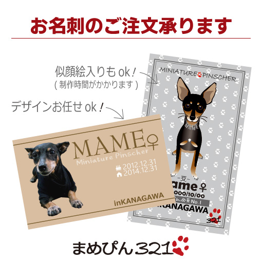 *名刺(91×55mm)*【縦横自由】*似顔絵or写真OKの画像