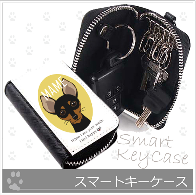 *スマートキーケース*【６キーフック+スナップボタン】の画像