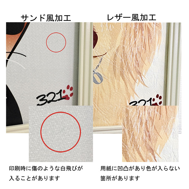 *イラストプリント*【用紙のみ】or【背面発泡パネル追加】選択okの画像