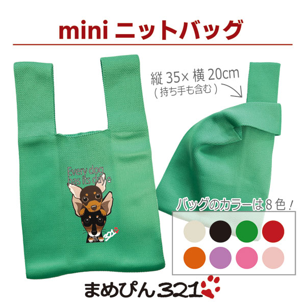 *miniニットバッグ*８色の画像