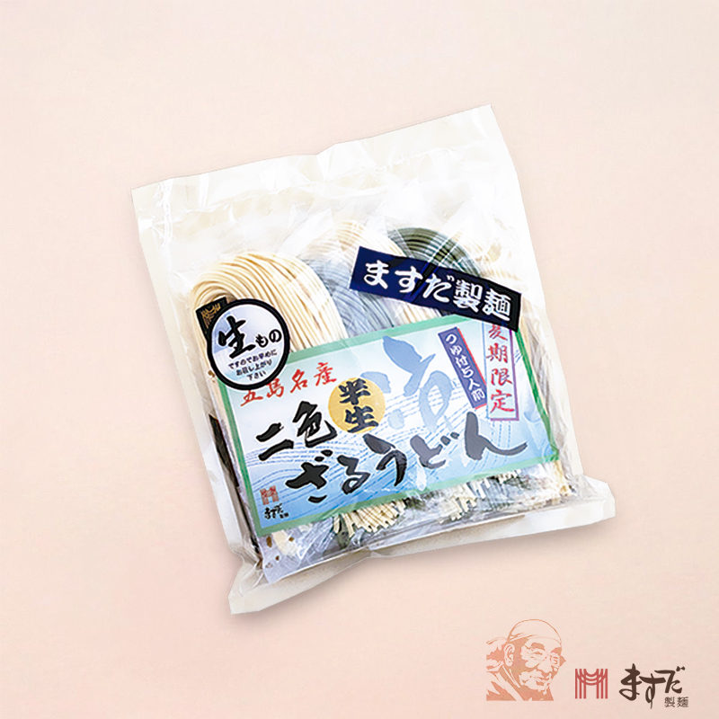二色ざるうどん　わかめの画像