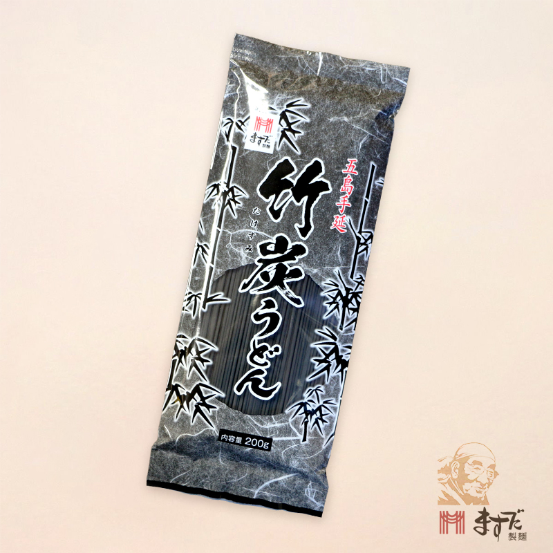 竹炭うどん　200ｇの画像