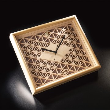 組子時計の画像