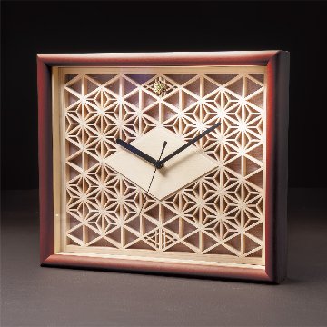 組子時計の画像