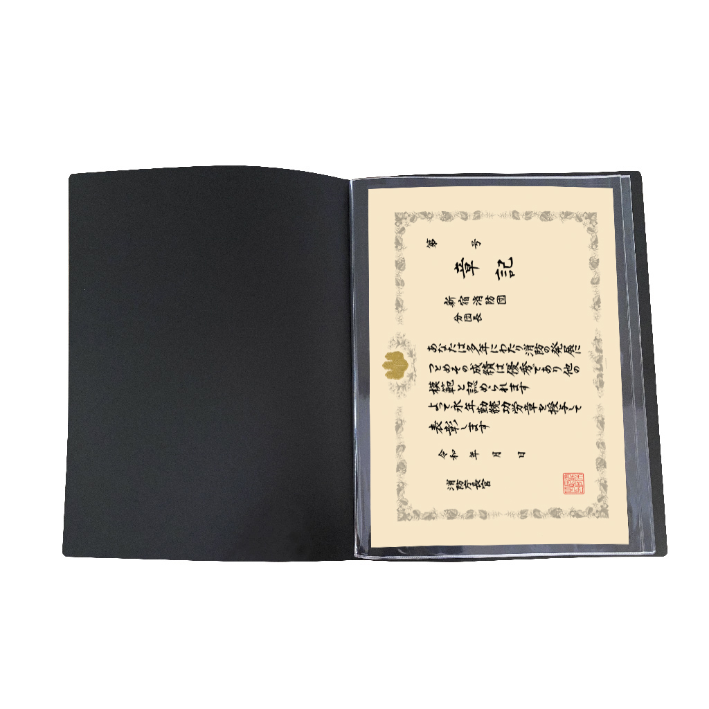 表彰状ファイル　B3タテ　10ポケットの画像