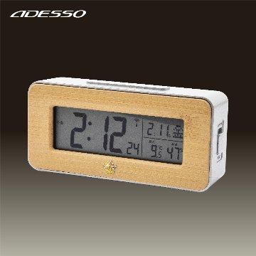 アデッソ電波時計　竹の電波時計の画像