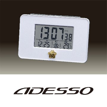 アデッソ電波時計　電波目覚まし時計の画像