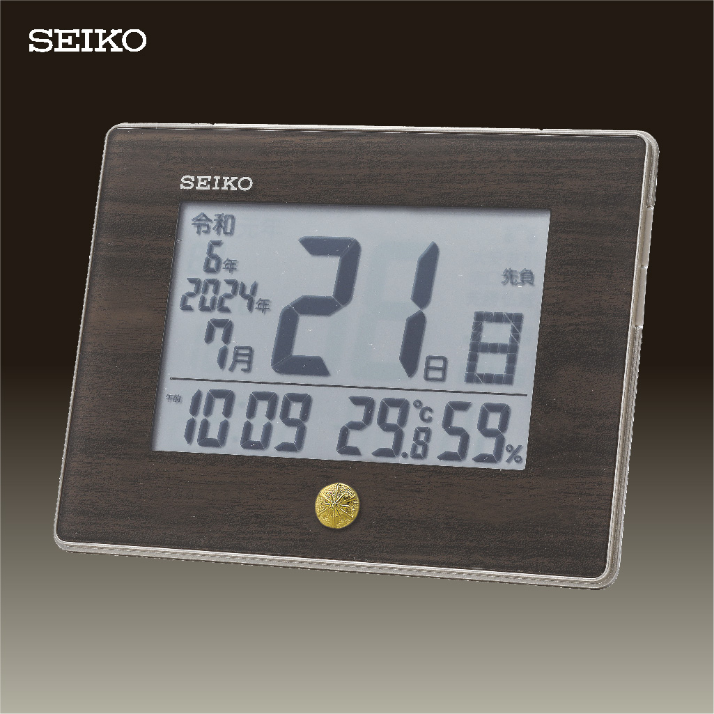 セイコー　和暦表示付き電波時計の画像