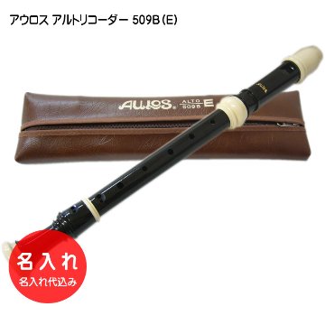 名入れ■アウロス アルト リコーダー 509B（E) 樹脂製 Aulosの画像