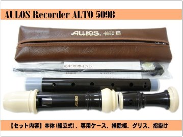 名入れ■アウロス アルト リコーダー 509B（E) 樹脂製 Aulosの画像