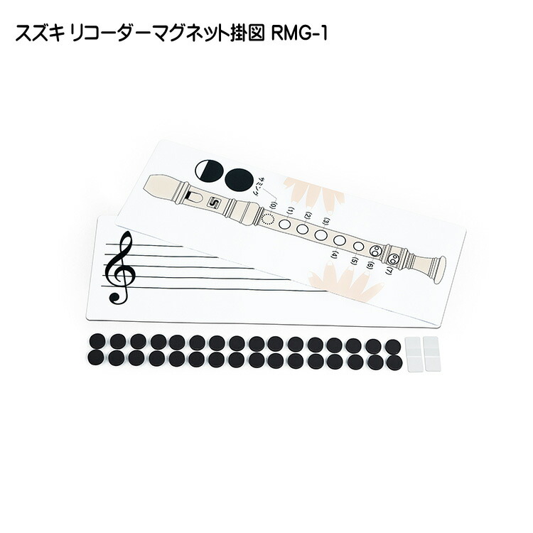 スズキ リコーダーマグネット掛図 RMG-1 SUZUKI 鈴木楽器の画像
