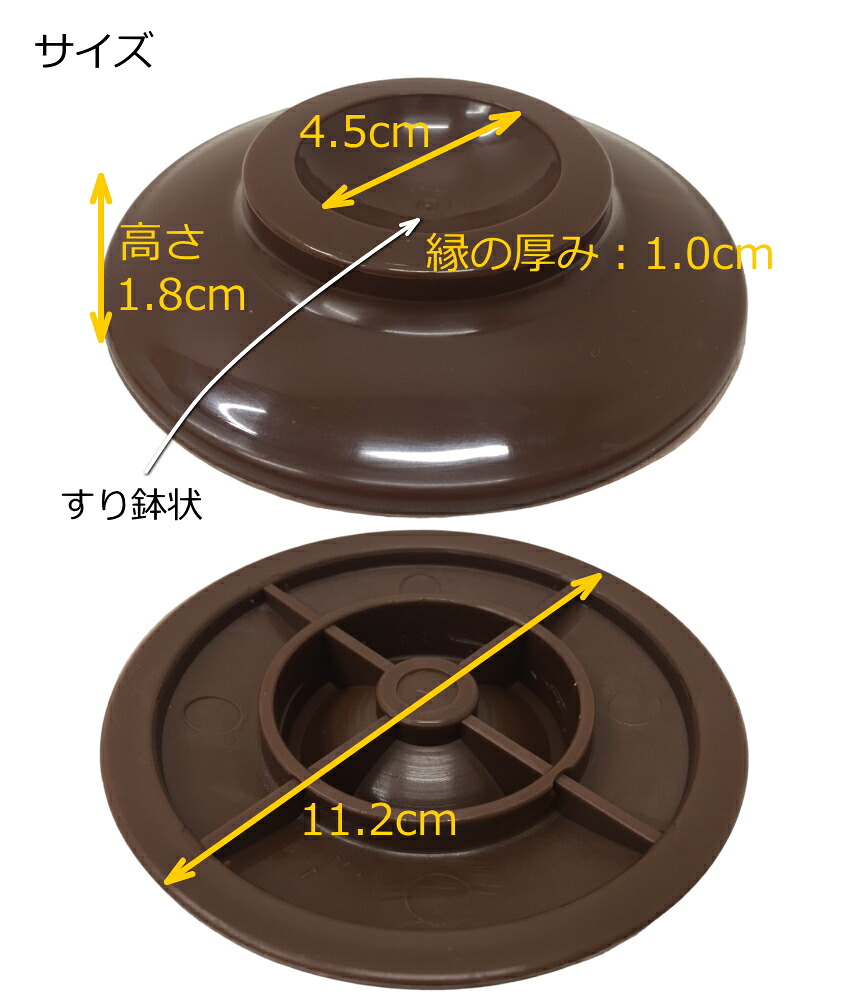 ピアノ インシュレータ 茶色 アップライト「1台分」用の画像