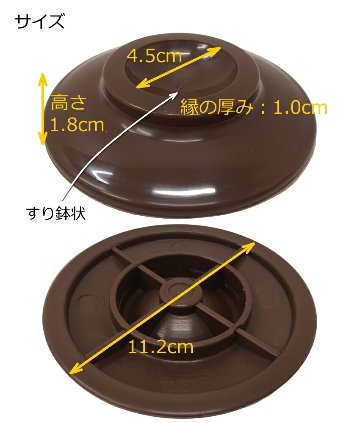 ピアノ インシュレータ 茶色 アップライト「1台分」用の画像