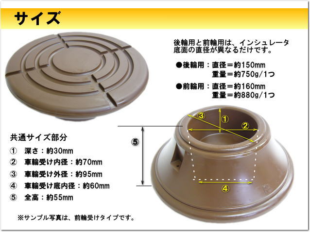 耐震 防振 ピアノ インシュレータ フトーゴムD 茶色 アップライトピアノ用 FTG-D-UPの画像
